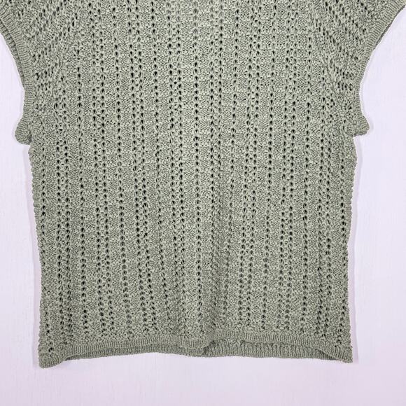 Carole Little Cardigan Sweater Womens XL Green Boho Cottagecore Fairy Goblin Y2K - Picture 6 of 8